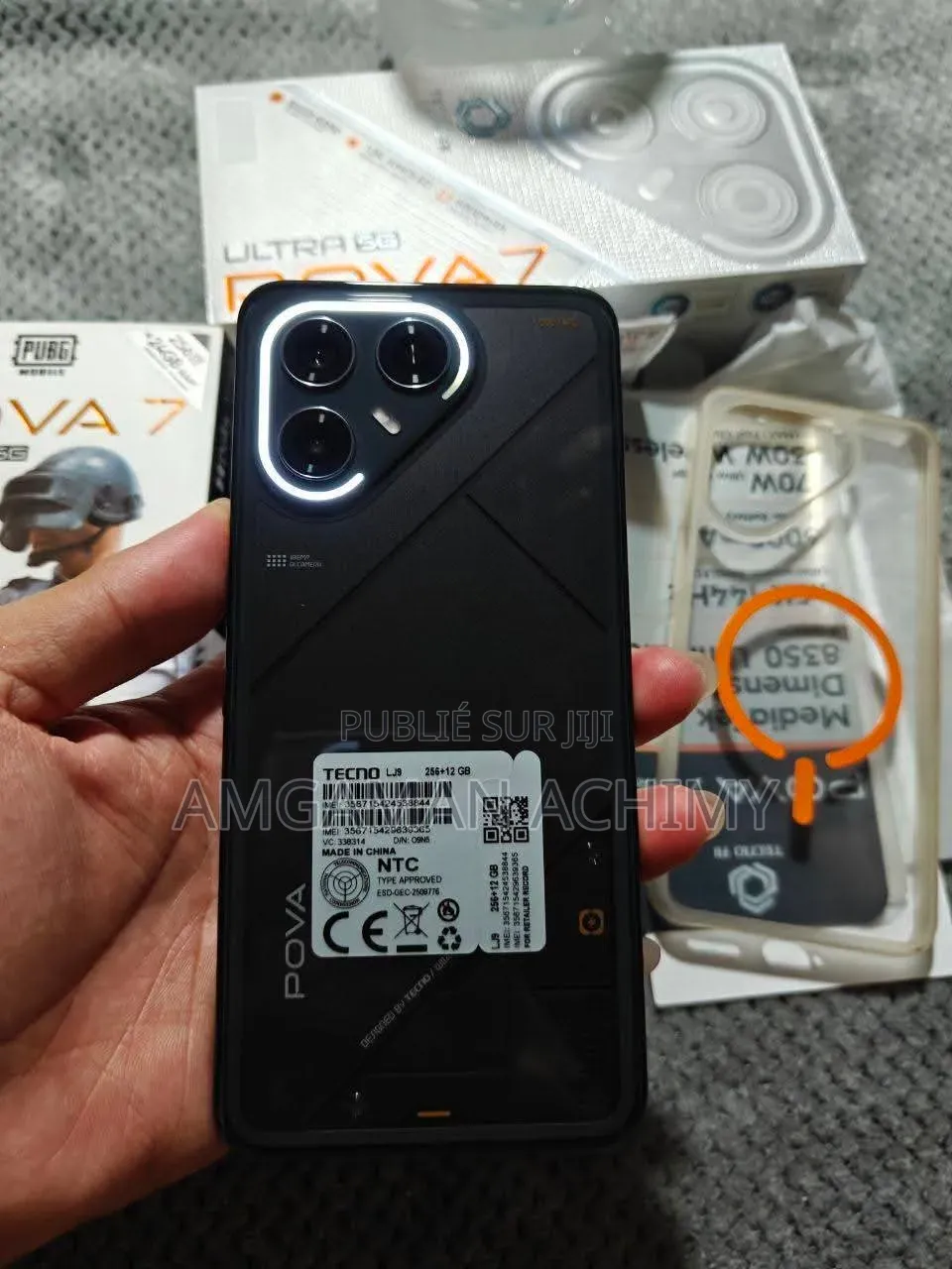 Nouveau Tecno Pova 7 Ultra 256 GB Noir