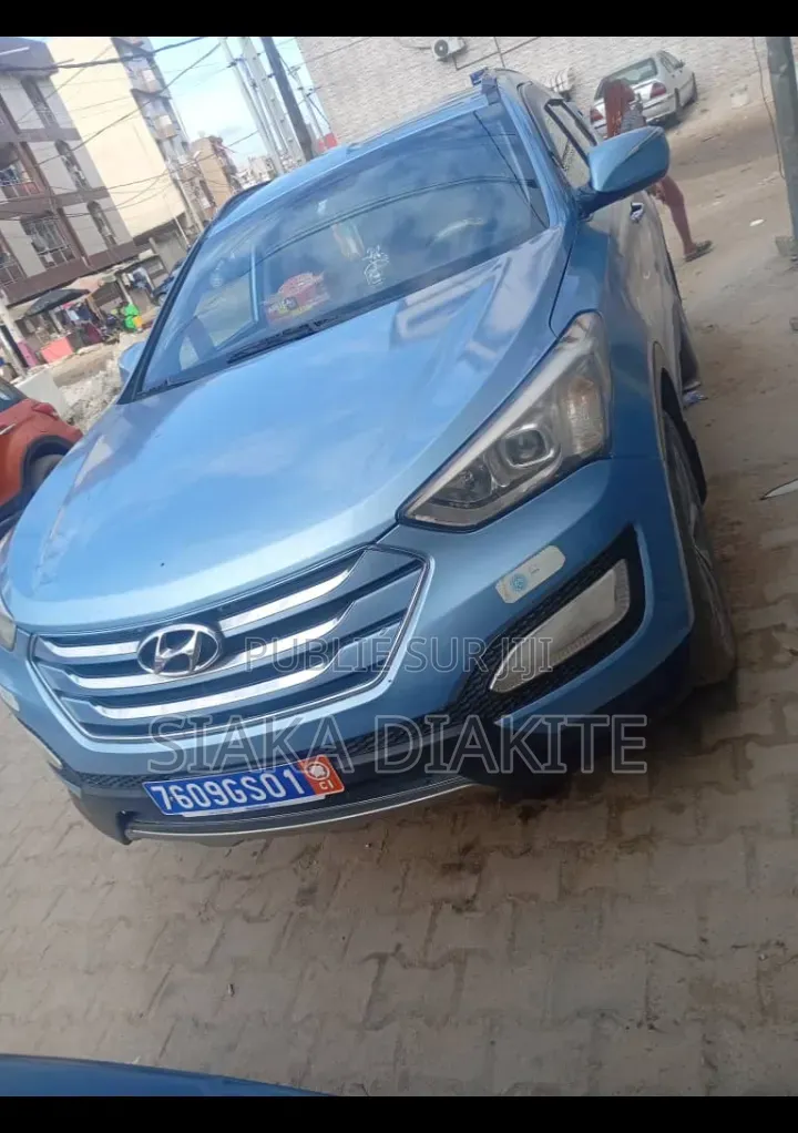 Hyundai Santa Fe 2015 Bleu