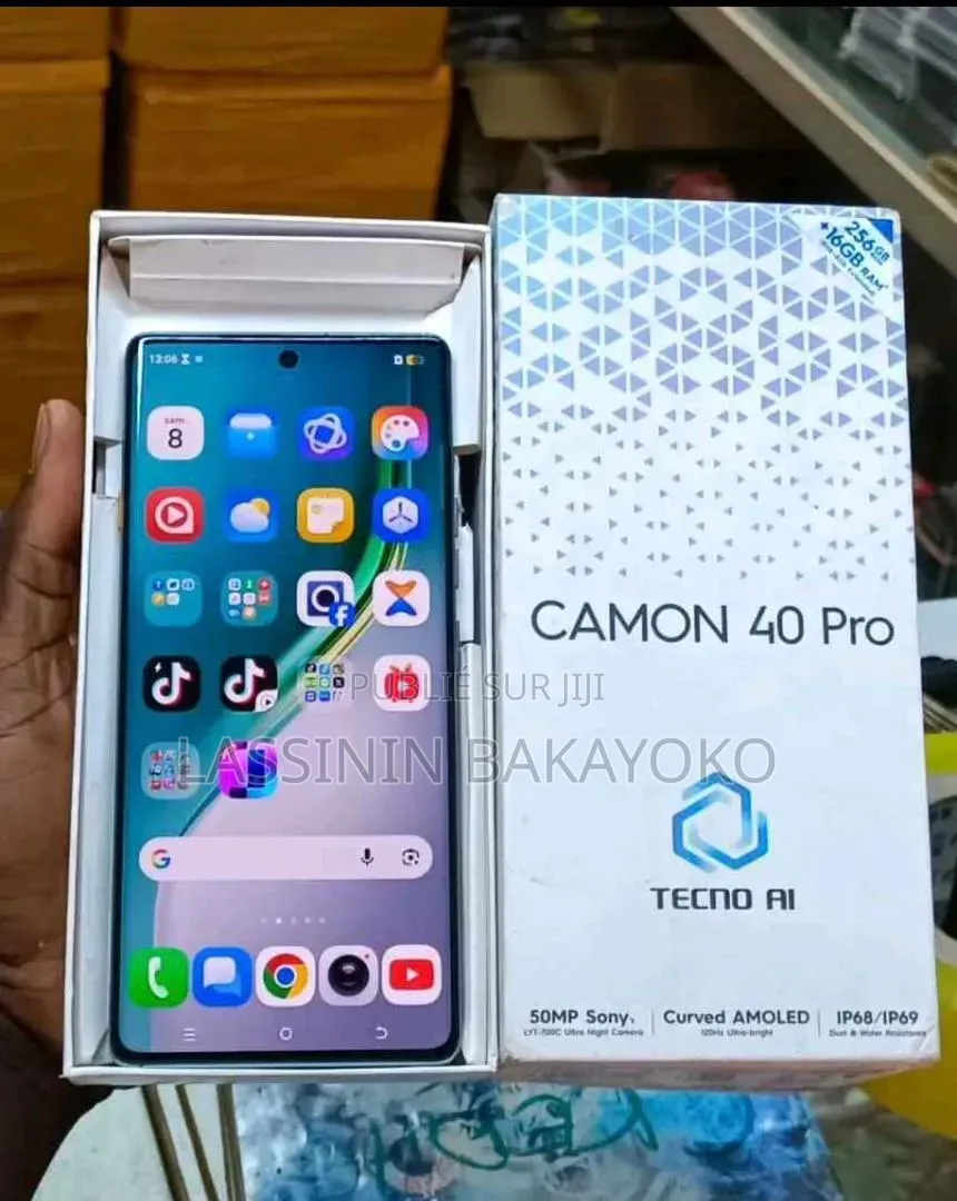 Nouveau Tecno Camon 40 256 GB Vert