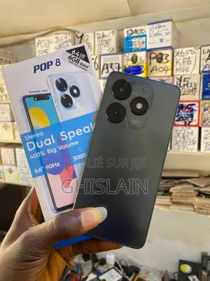 Nouveau Tecno Pop 8 128 GB Noir