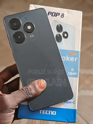 Nouveau Tecno Pop 8 128 GB Noir