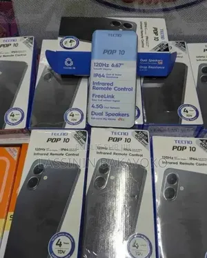 Nouveau Tecno Pop 10 128 GB Noir