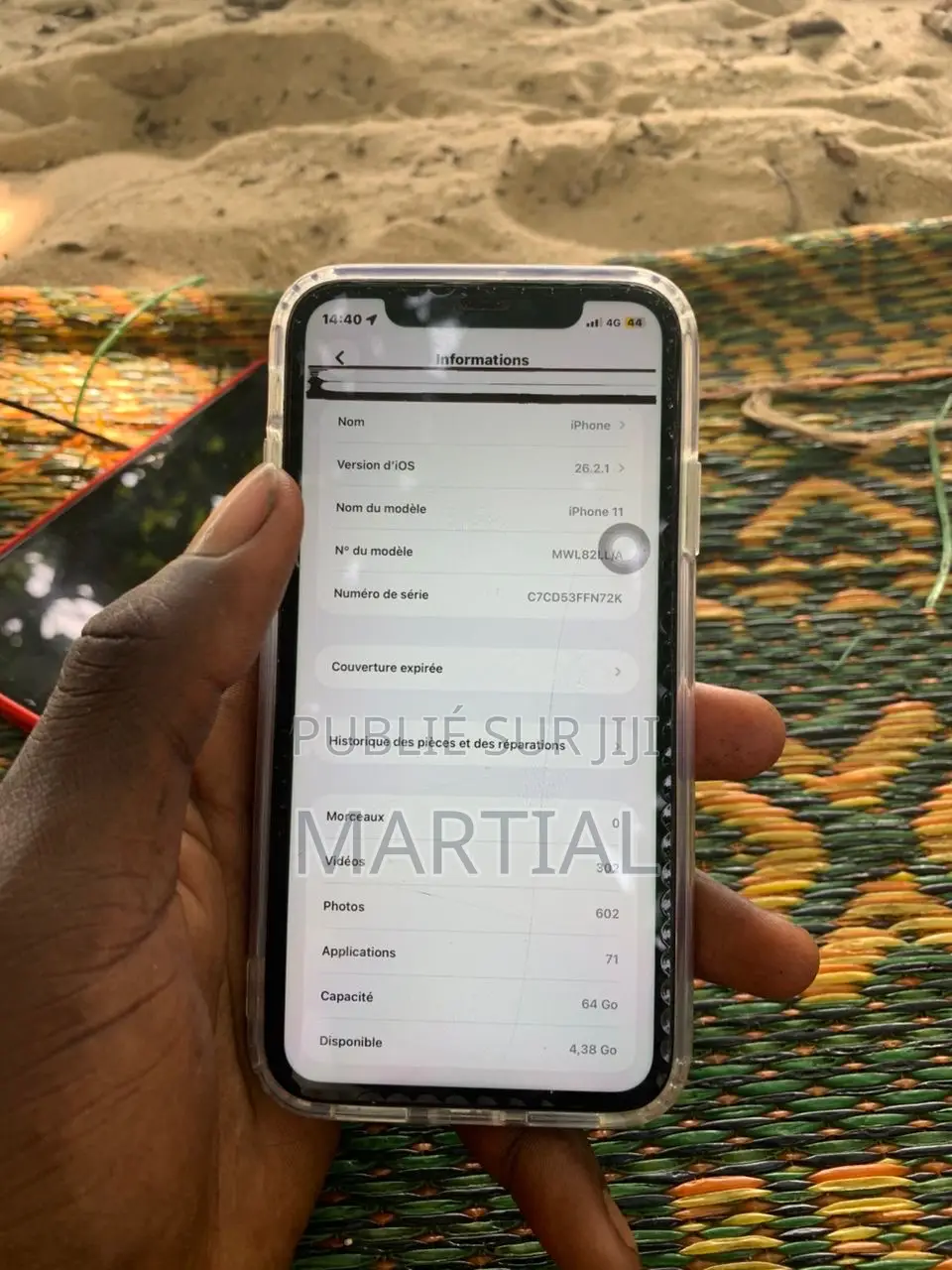 Apple iPhone 11 64 GB Blanc