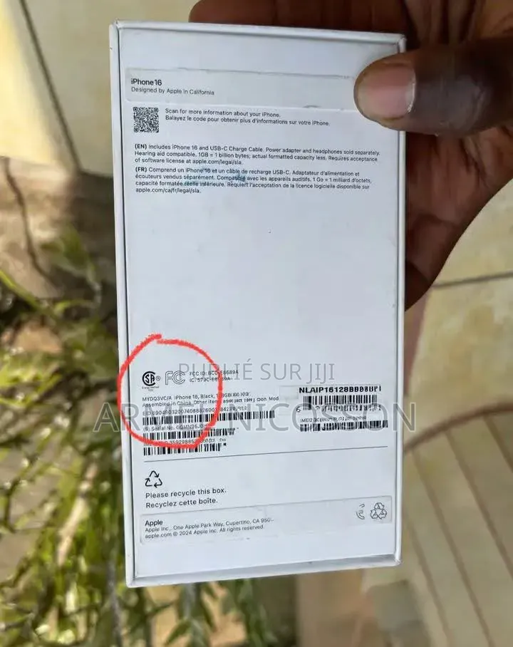 Nouveau Apple iPhone 16 Plus 256 GB Blanc