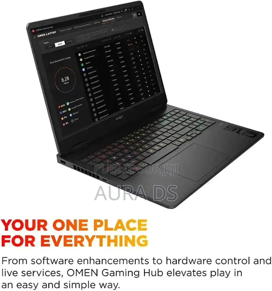 Nouveau Ordinateur portable HP Omen 16 32GB AMD Ryzen 9 SSD 1T