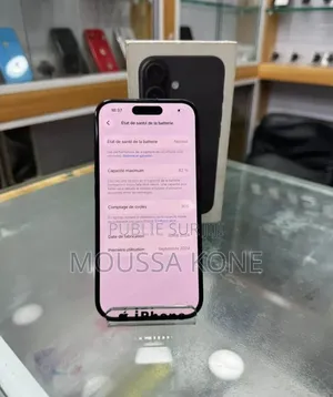 Nouveau Apple iPhone 16e 128 GB Noir