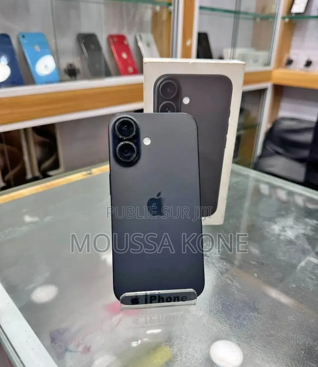 Nouveau Apple iPhone 16e 128 GB Noir