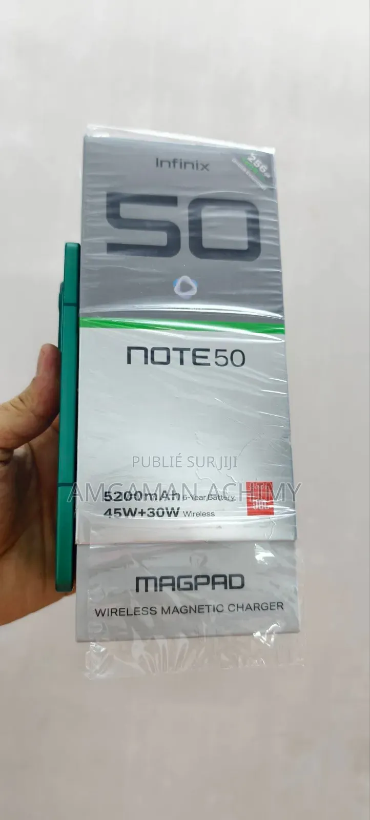 Nouveau Infinix Note 50s 128 GB Vert