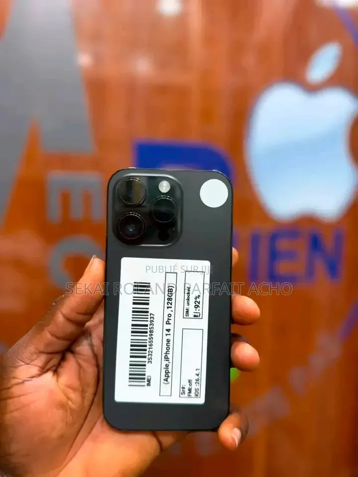 Nouveau Apple iPhone 14 Pro 128 GB Gris