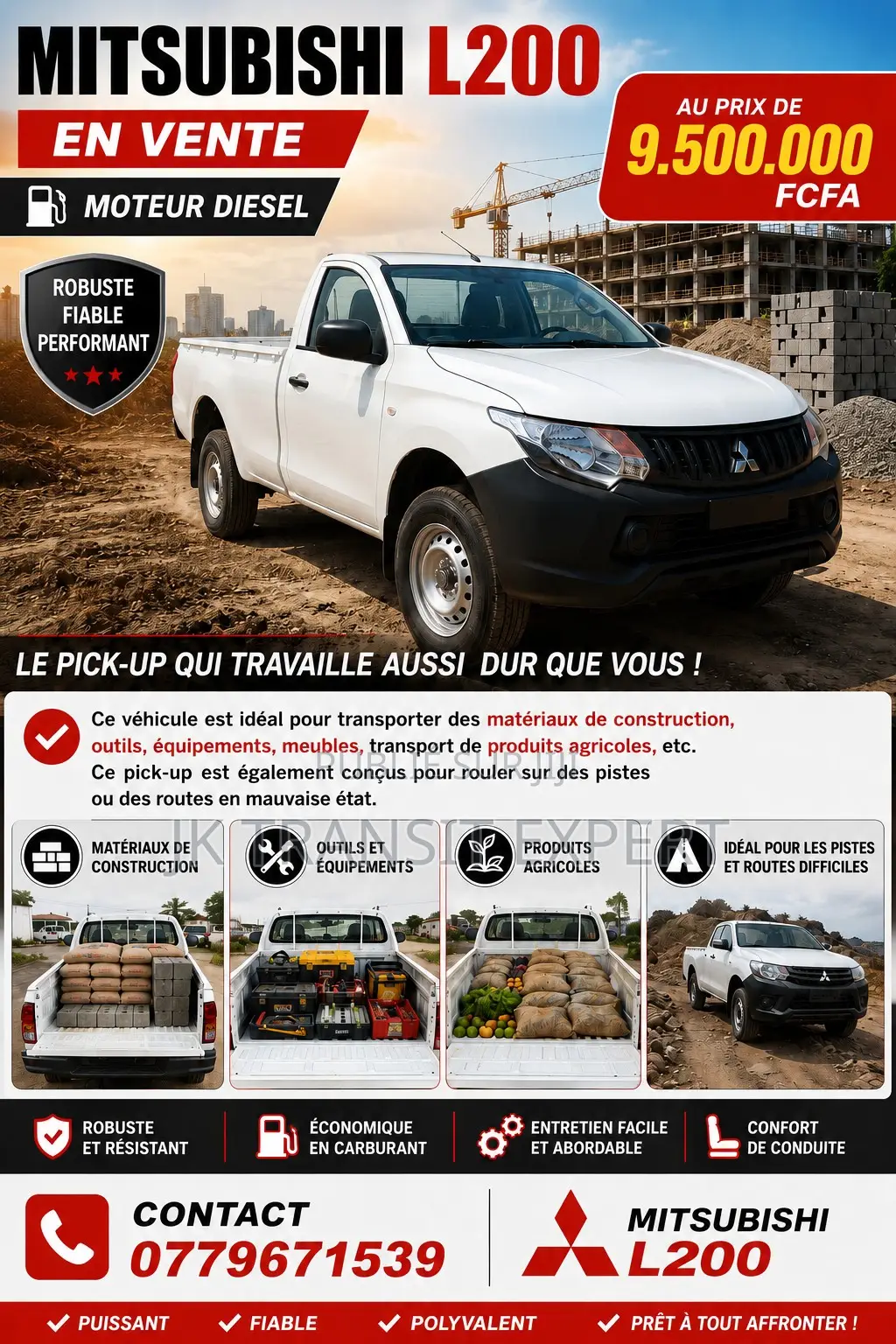 Mitsubishi L200 2019 Blanc