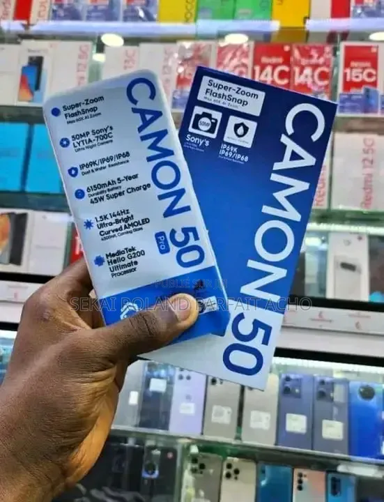 Nouveau Tecno Camon 50 Pro 256 GB Bleu