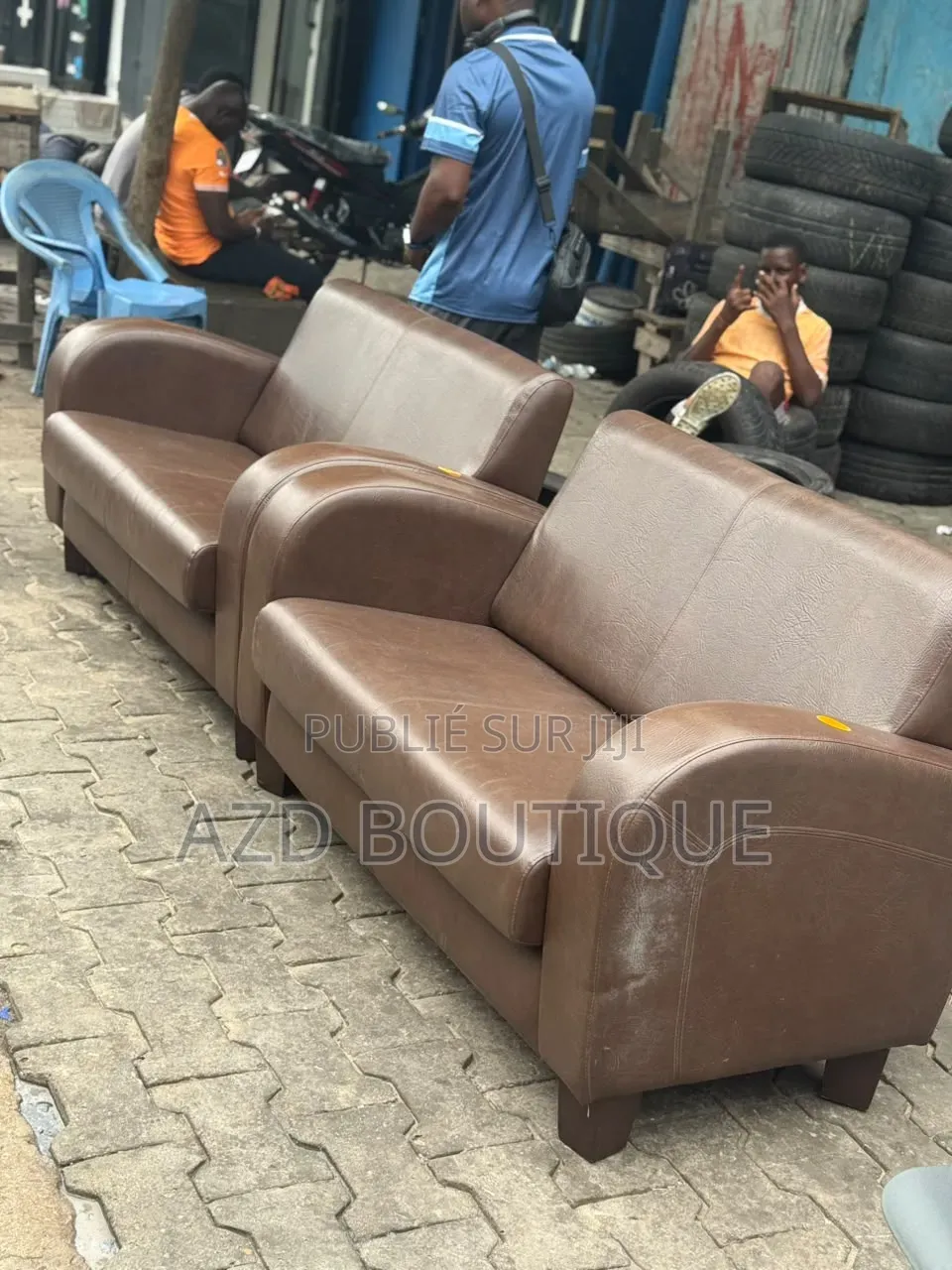 Fauteuil en Cuir Véritable Cuir De Buffle Importé d'Europe