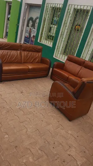 Fauteuil en Cuir Véritable Cuir De Buffle Importé d'Europe 6 Places