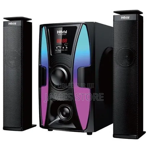Woofer Sp-8209 Home Cinéma - Chaîne Hi-Fi - Noir