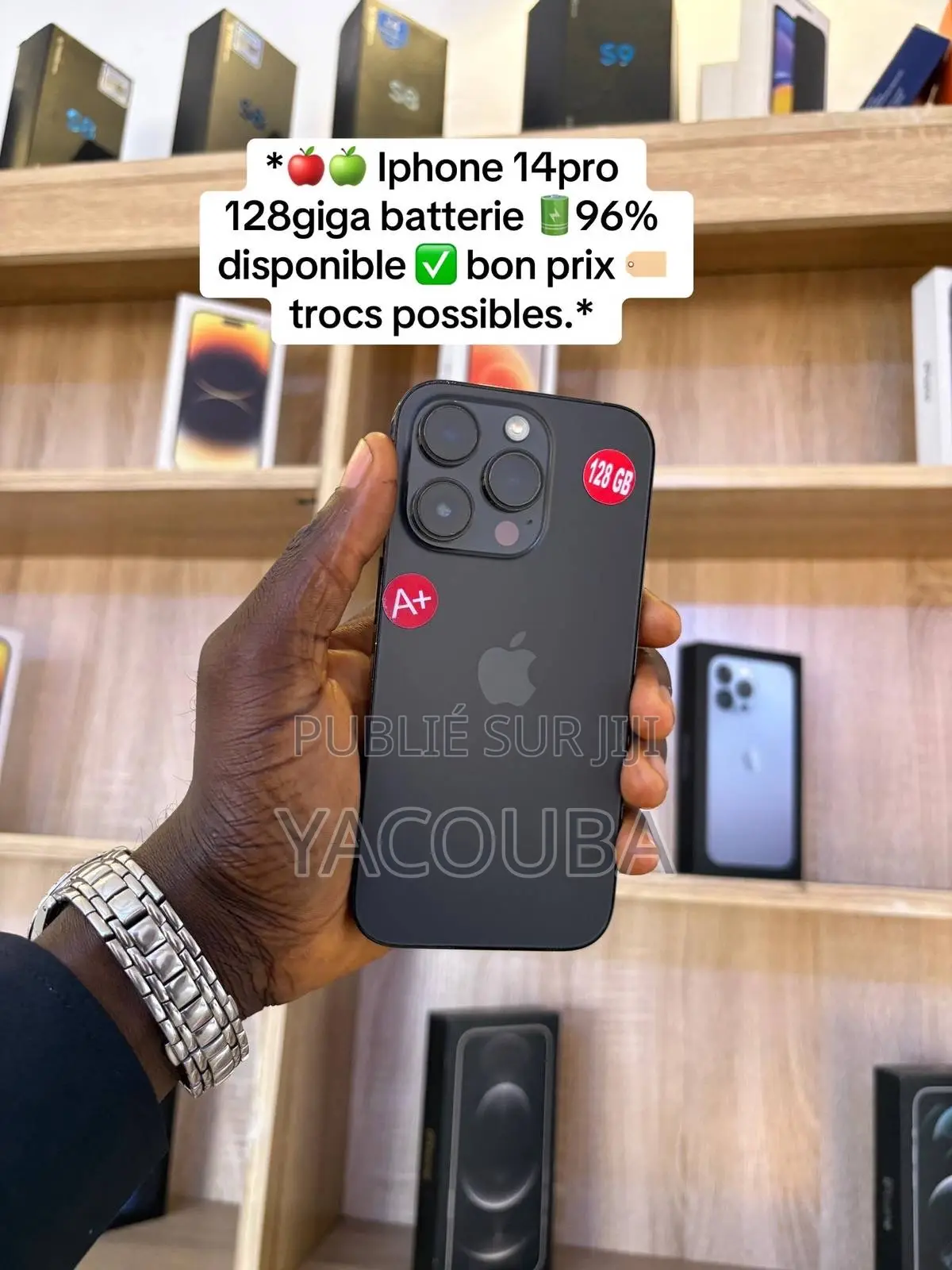 Apple iPhone 14 Pro 128 GB Noir