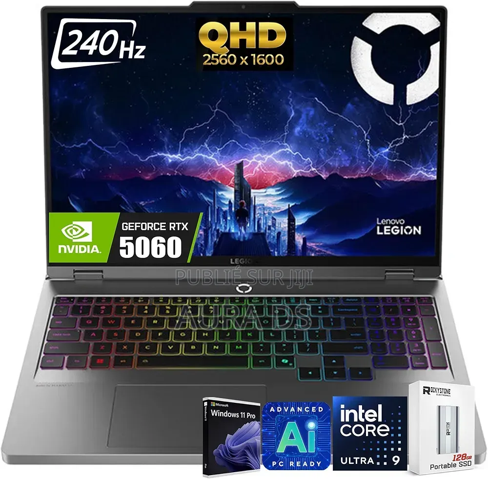 Nouveau Lenovo Legion 5 32GB Intel Core Ultra 9 SSD 1T