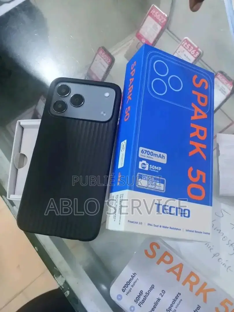 Nouveau Tecno Spark 50 128 GB Noir