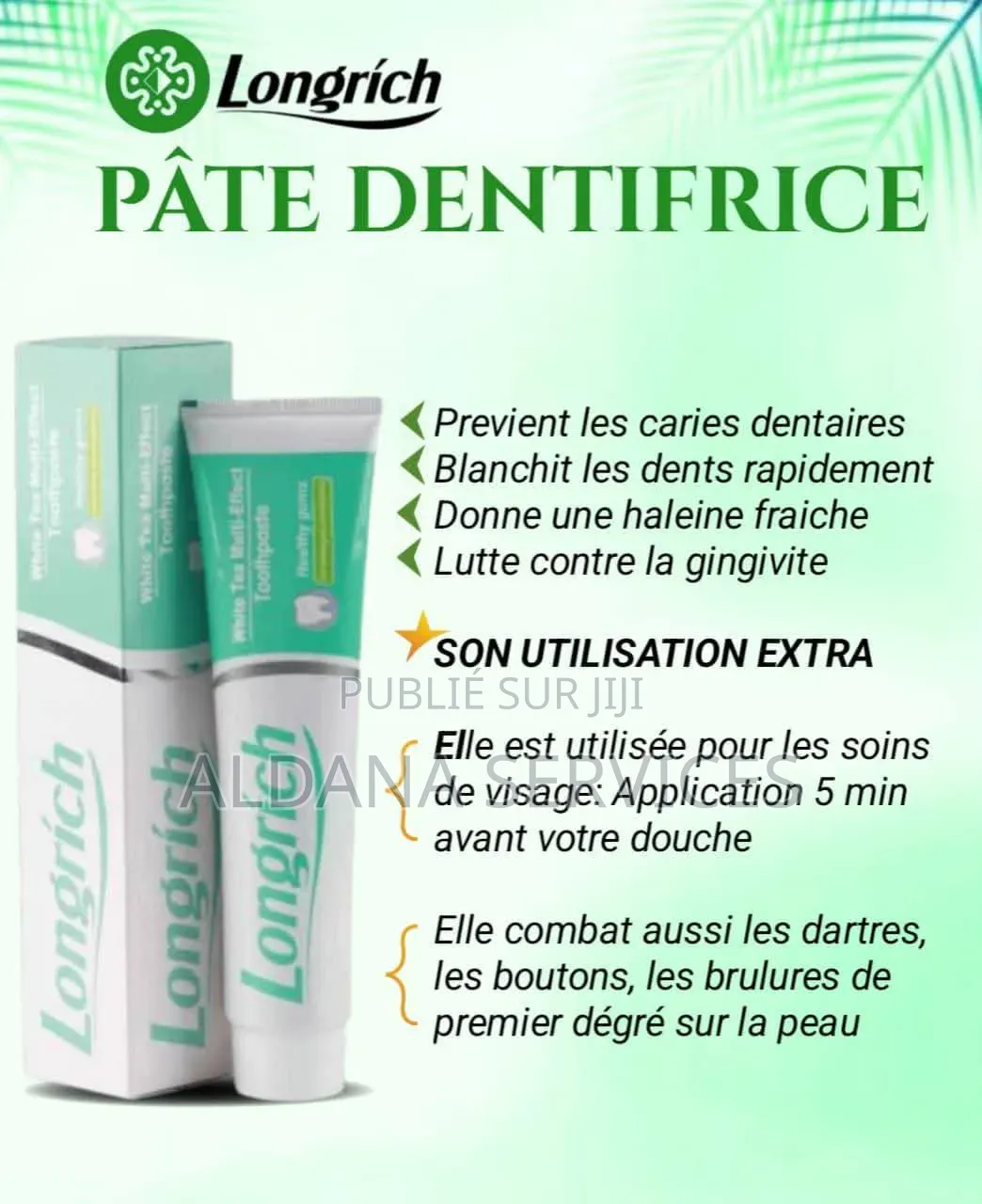 Patte Dentifrice De Longrich