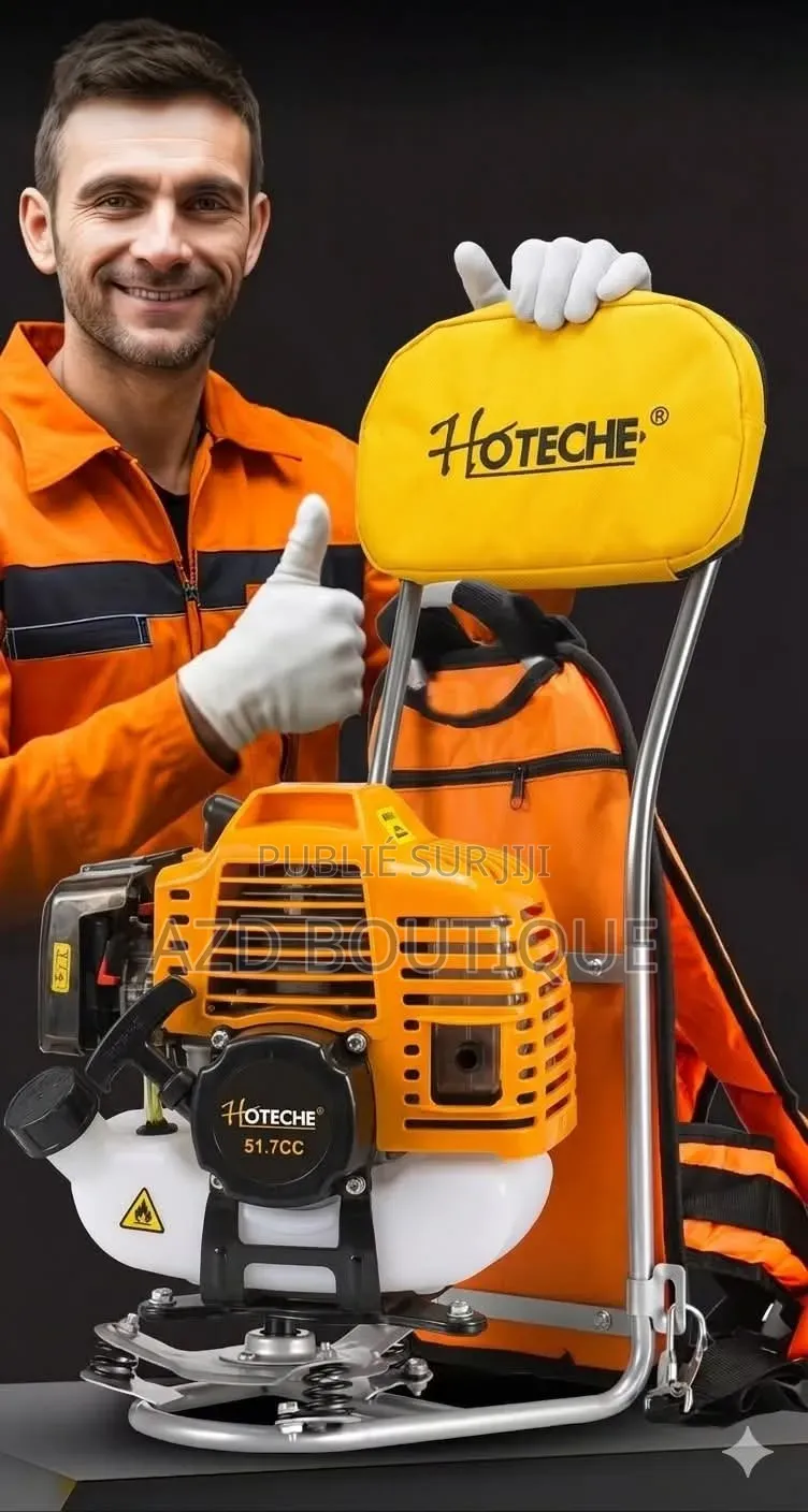 Débrousailleuse À Dos Avec 5 Lames Et Moteur À 2 Temps