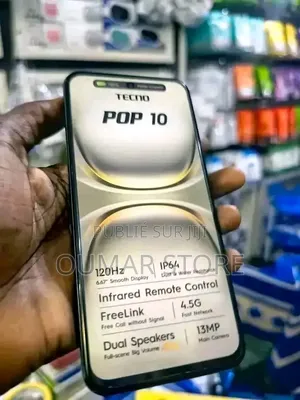 Nouveau Tecno Pop 10 128 GB Argenté