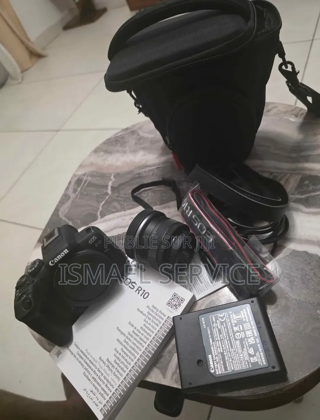 Camon Eos R10 + Objectif + Accessoires + Sac