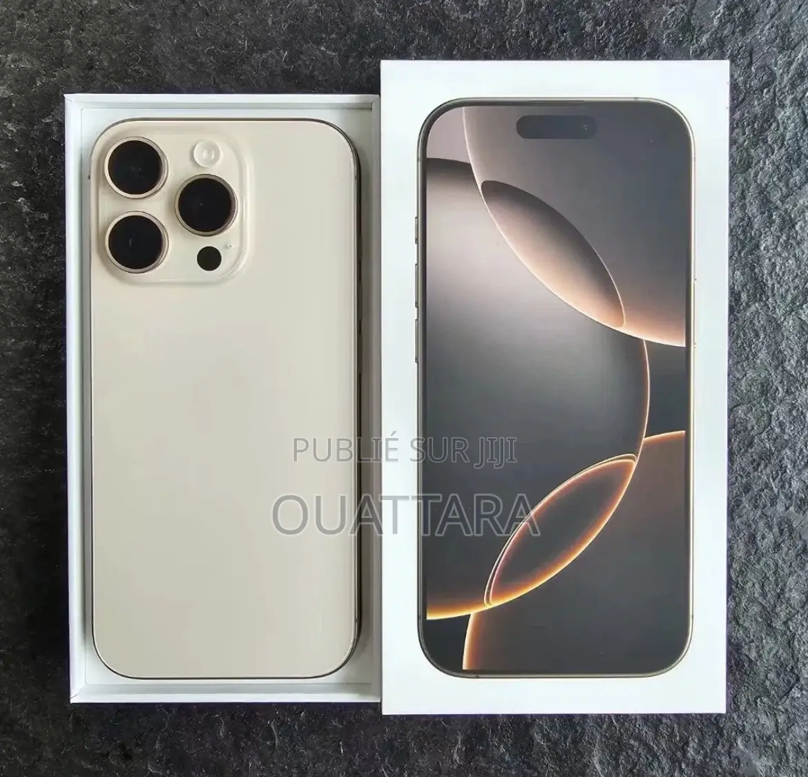 Nouveau Apple iPhone 16 Pro Max 256 GB Argenté