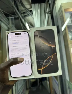 Nouveau Apple iPhone 16 Pro Max 256 GB Argenté
