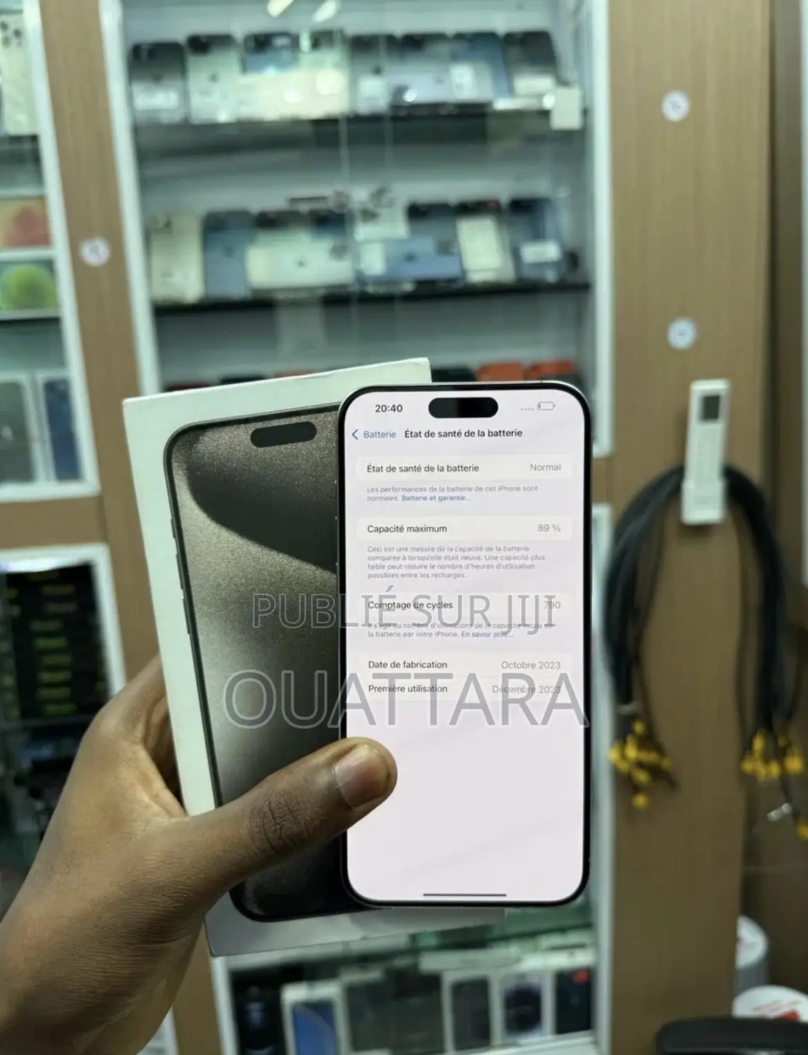 Nouveau Apple iPhone 15 Pro Max 256 GB Blanc
