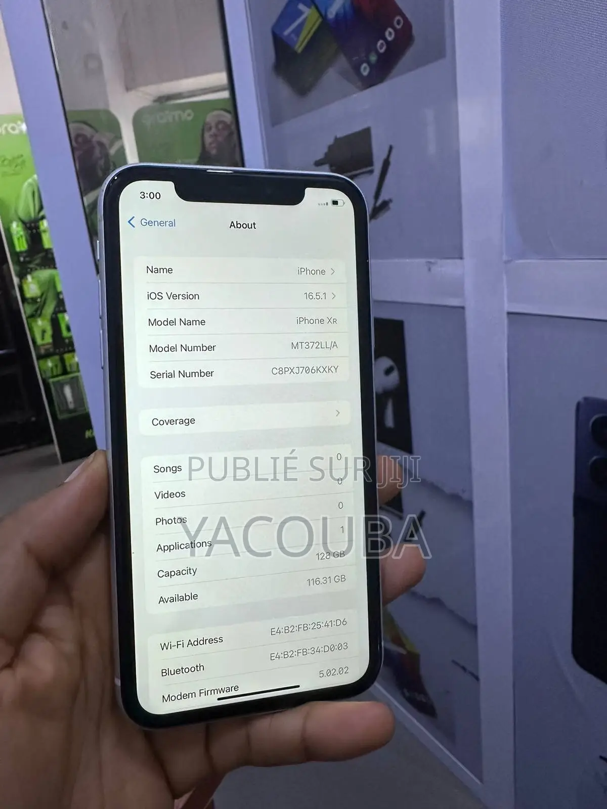 Apple iPhone XR 128 GB Blanc
