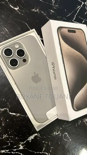 Nouveau Apple iPhone 15 Pro 128 GB Noir