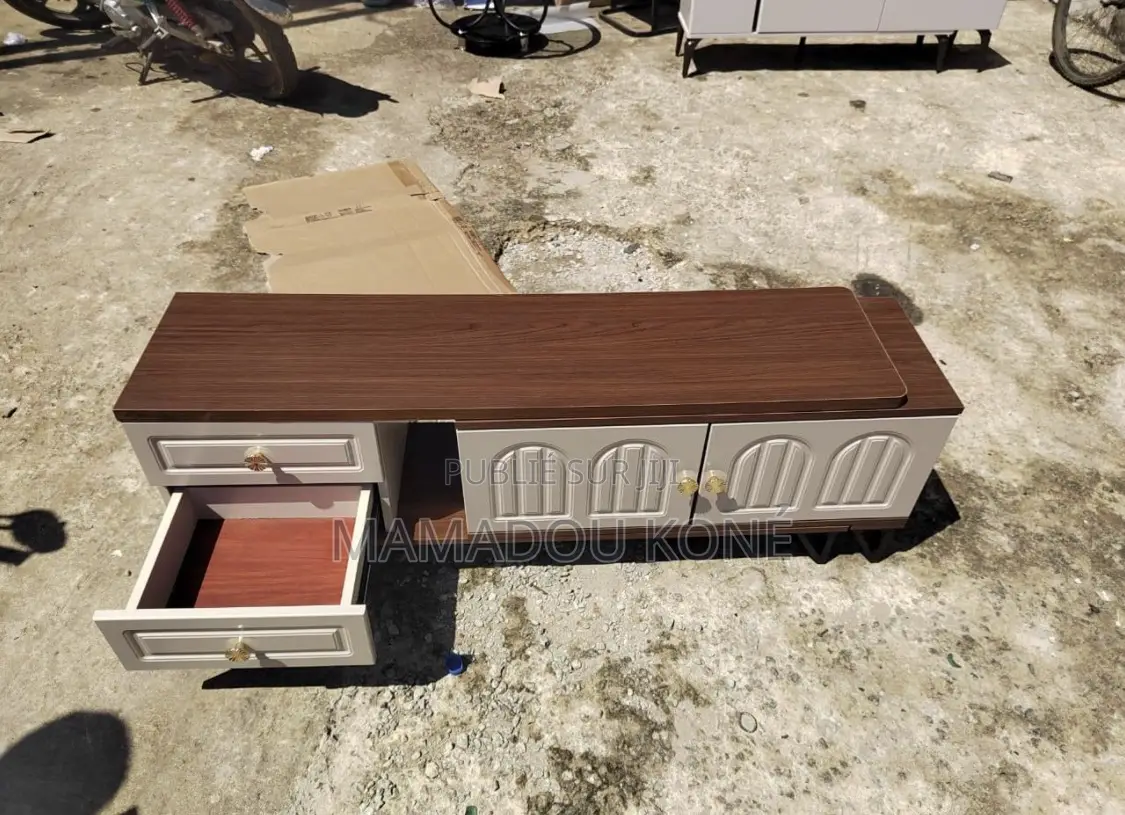 Meuble Tv Extensible - Couleur Boisé Importé