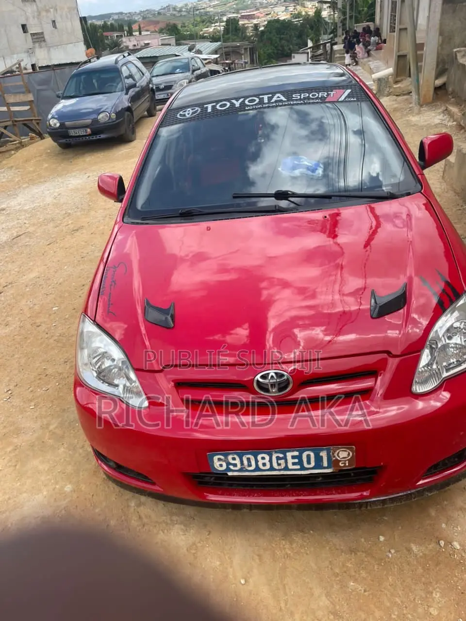 Toyota Corolla 2004 Rouge