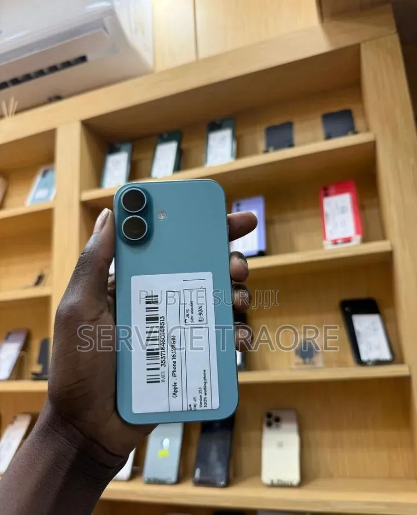 Nouveau Apple iPhone 16e 128 GB Bleu