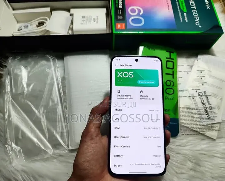 Nouveau Infinix Hot 60 Pro+ 256 GB Noir