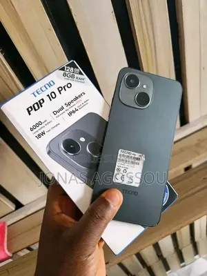 Nouveau Tecno Pop 10 Pro 128 GB Noir