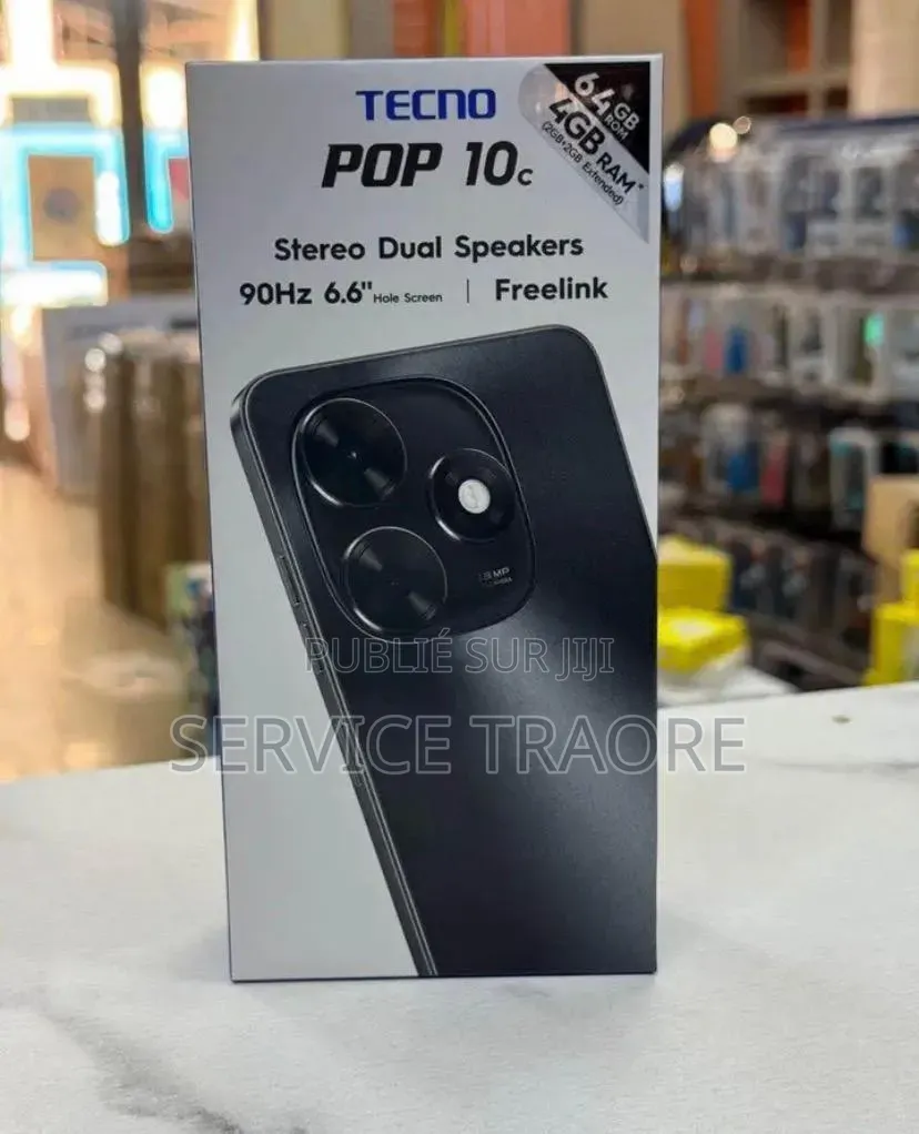 Nouveau Tecno Pop 9 64 GB Noir