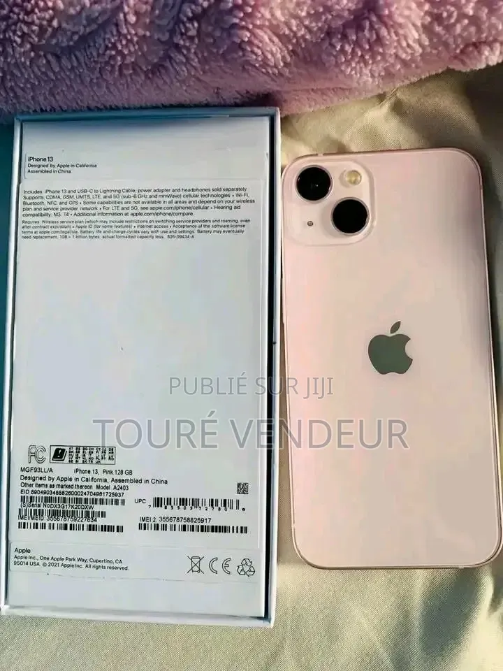 Nouveau Apple iPhone 13 256 GB Or rose