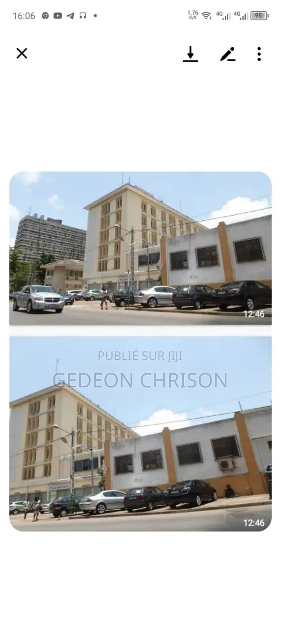 À Vendre — Terrain Bâti De 1 581 M2 Avec Immeuble R+5 | Plateau