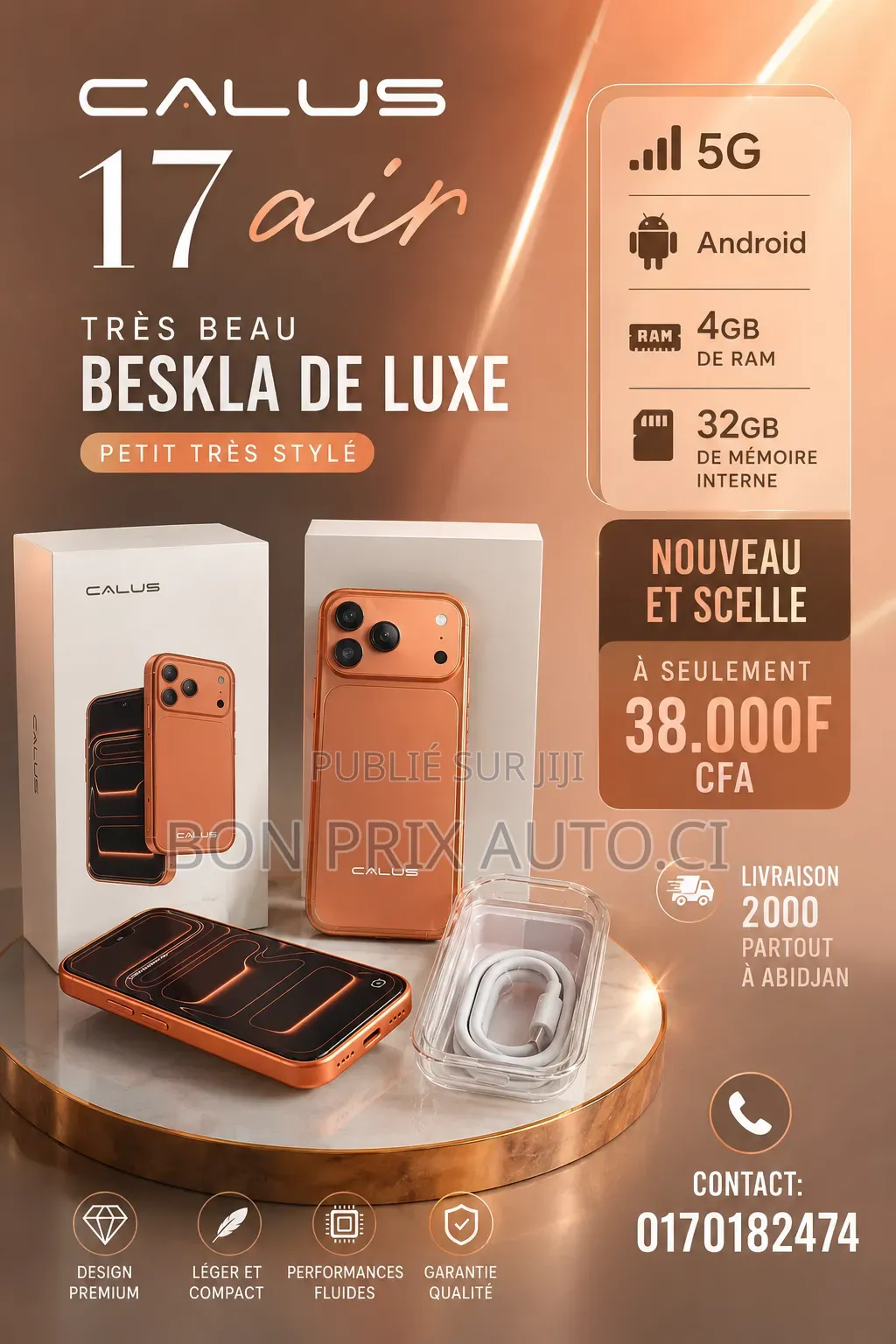 Nouveau Calus Spark 10 Pro 16 GB Orange