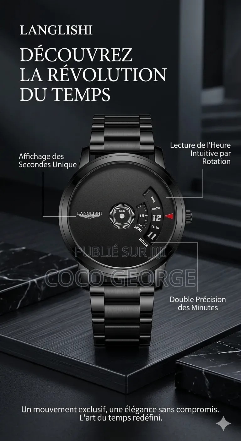 Montre Langlishi en Acier Inoxydable