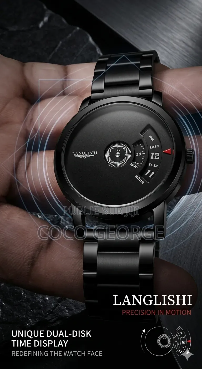 Montre Langlishi en Acier Inoxydable