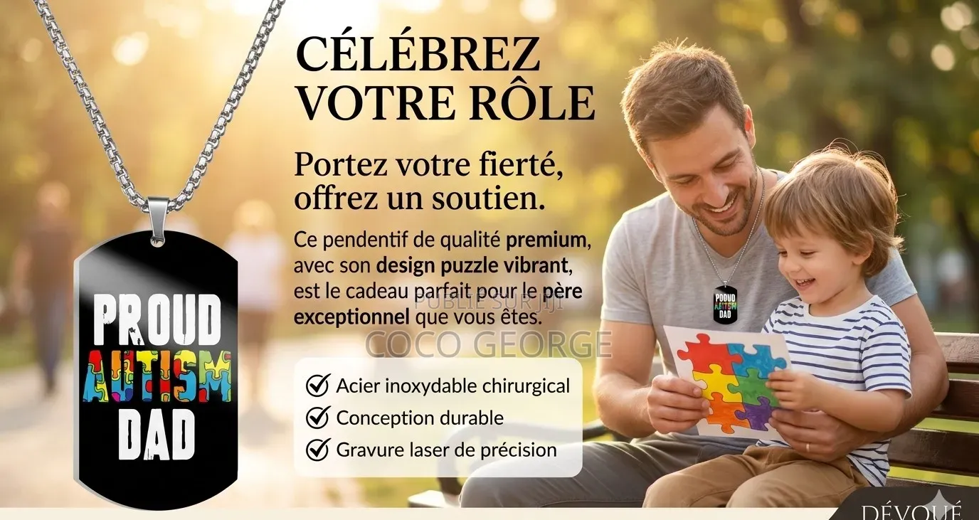 Chaine en Acier Inoxydable Pour Le Soutien Des Autistes