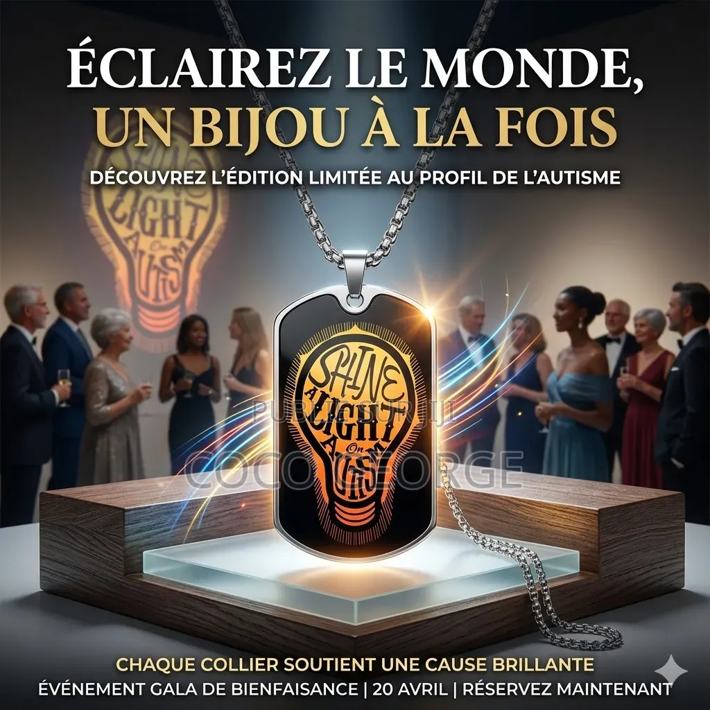 Chaine en Acier Inoxydable Pour Le Soutien Des Autistes