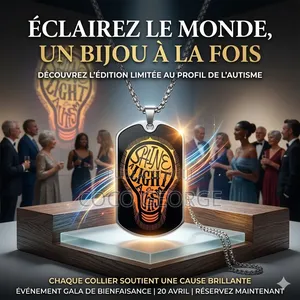 Chaine en Acier Inoxydable Pour Le Soutien Des Autistes