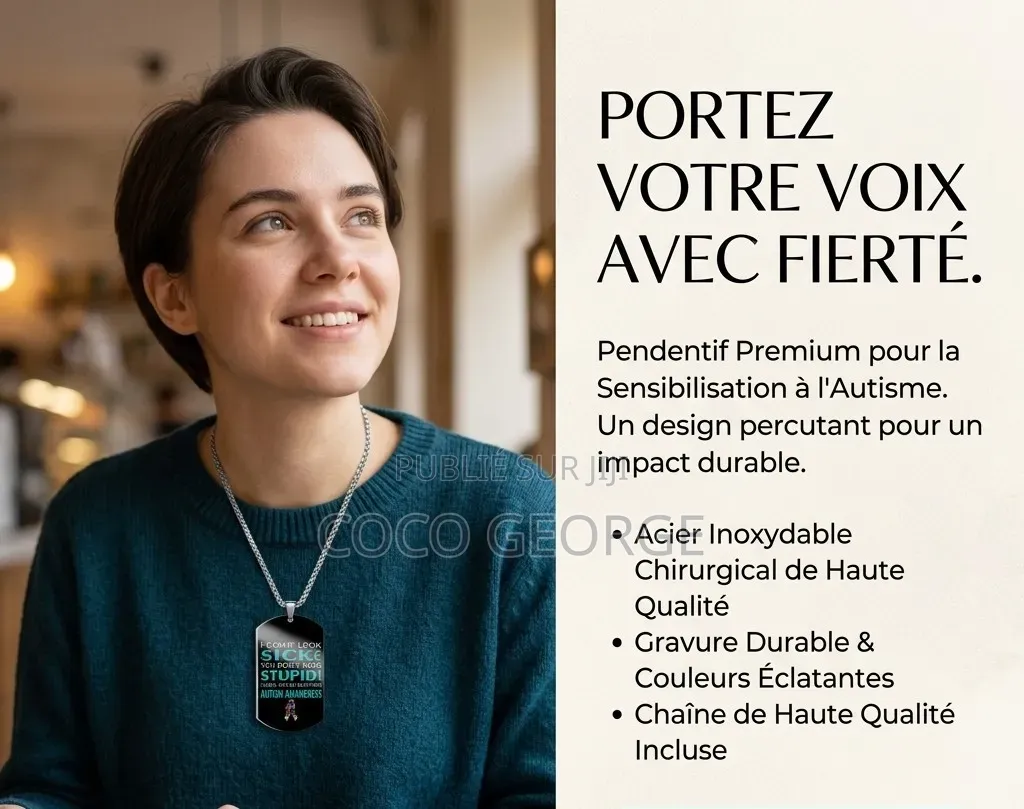Chaine en Acier Inoxydable Pour Le Soutien Des Autistes