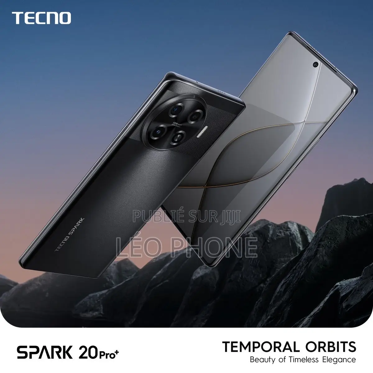 Nouveau Tecno Spark 20 Pro Plus 256 GB Noir