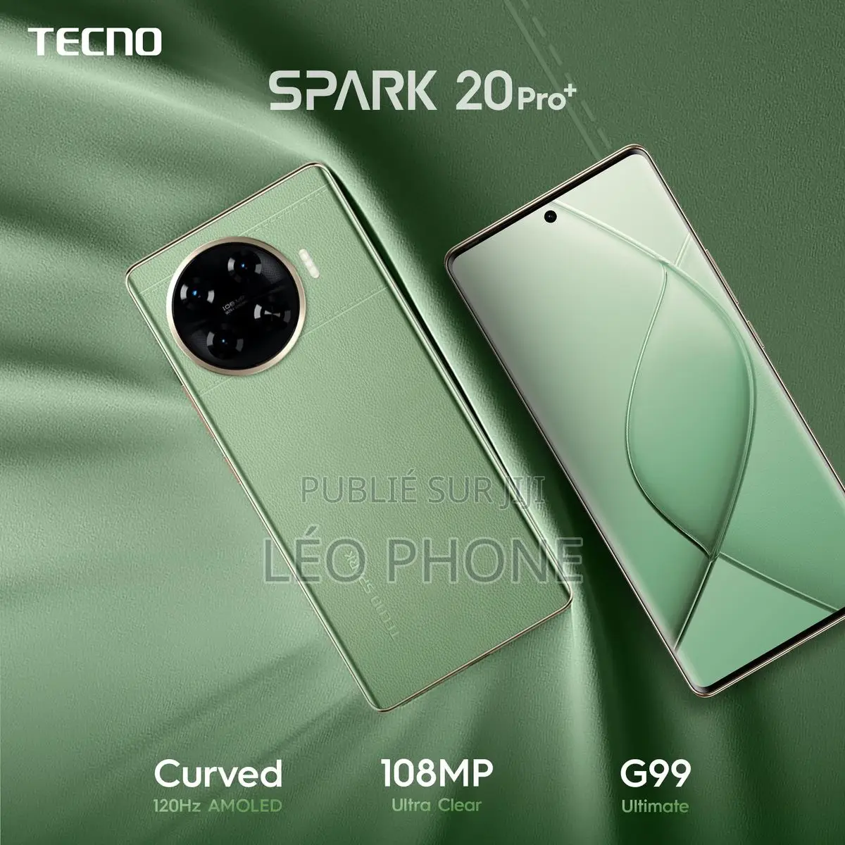 Nouveau Tecno Spark 20 Pro Plus 256 GB Noir