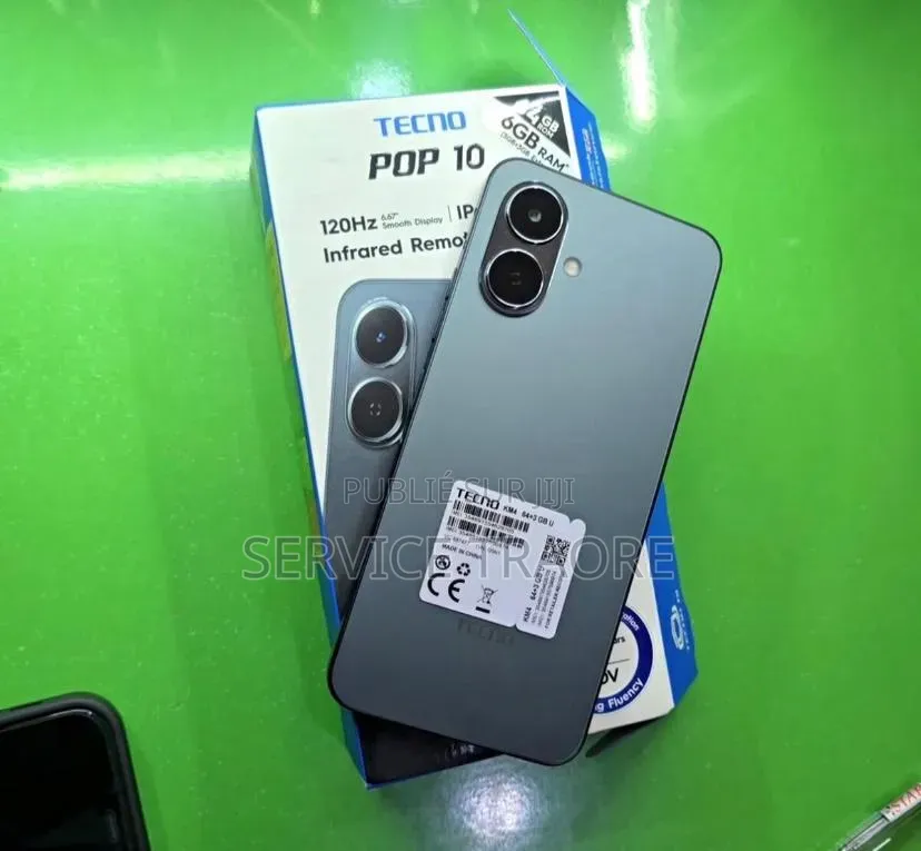 Nouveau Tecno Pop 10 128 GB Blanc