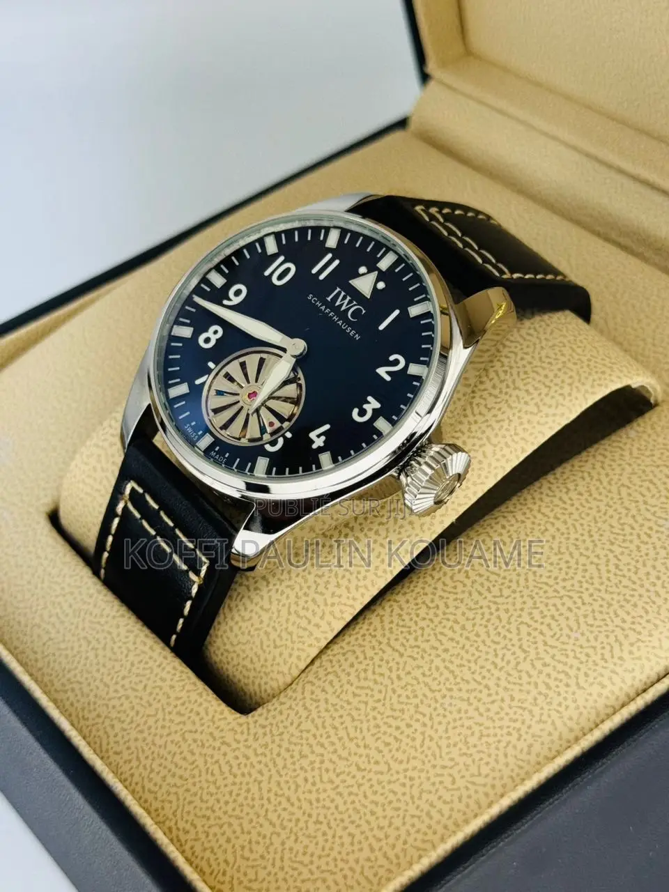 Montre Iwc Style Luxe Automatique Pour Homme