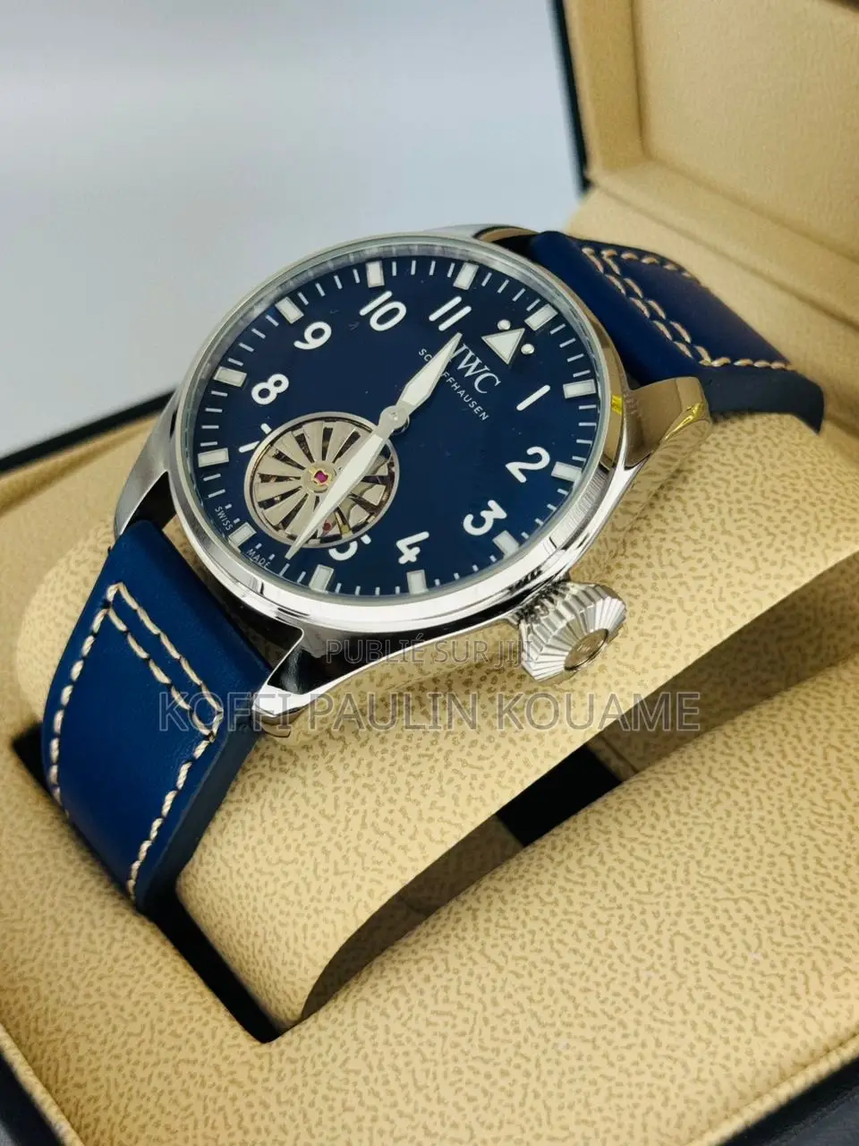 Montre Iwc Style Luxe Automatique Pour Homme